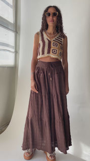 Brown Isla Top