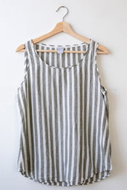 Grey Stripe Tank