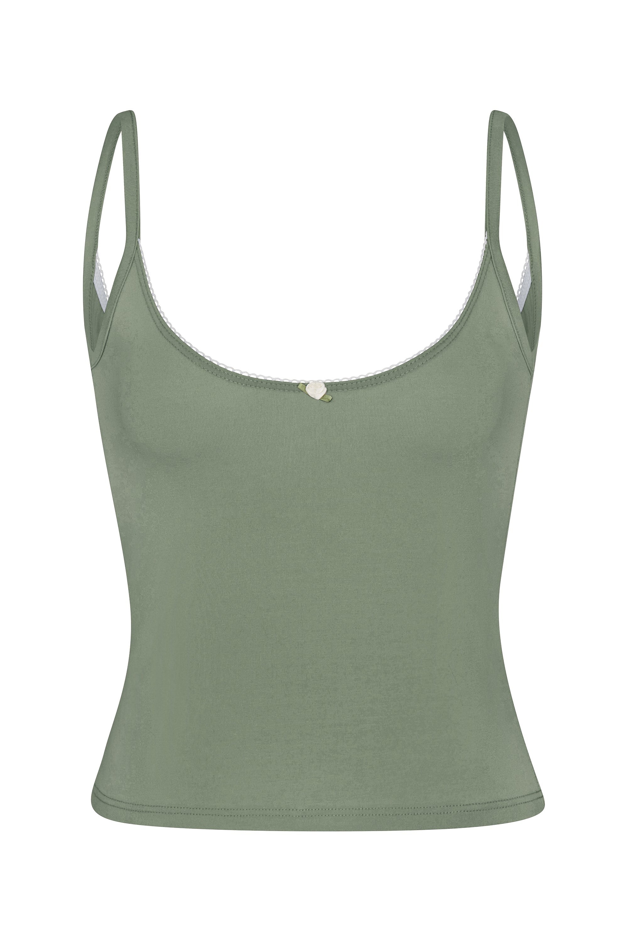 Sage Scoop Back Cami