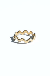 Brass Wakame Ring