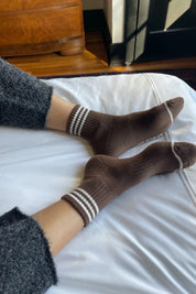 Mahogany Girlfriend Socks