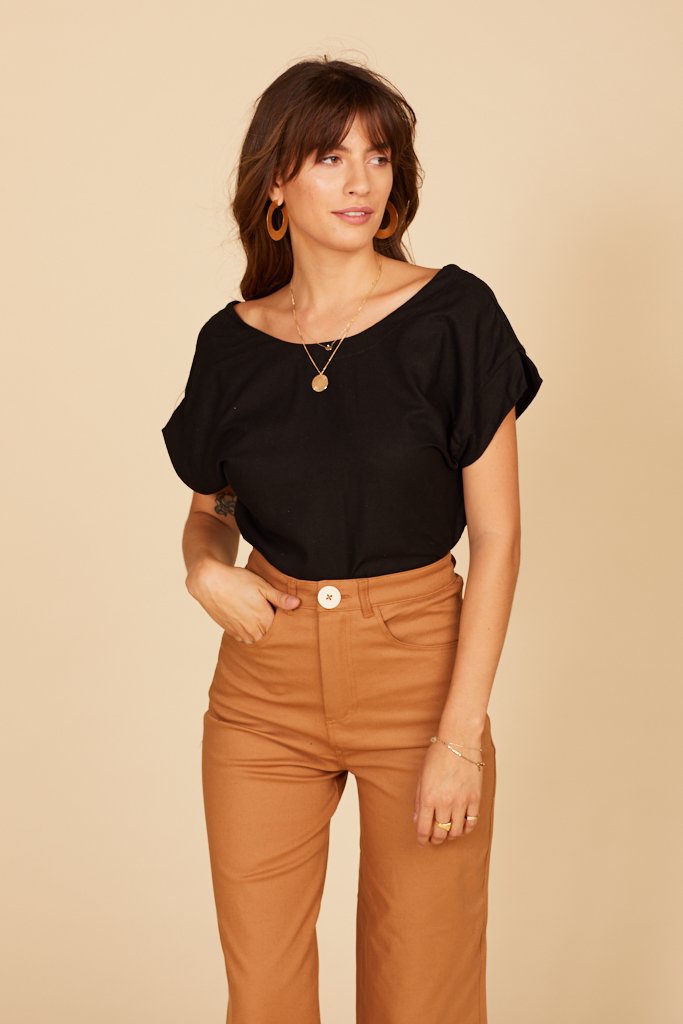 Tan Flora Pant