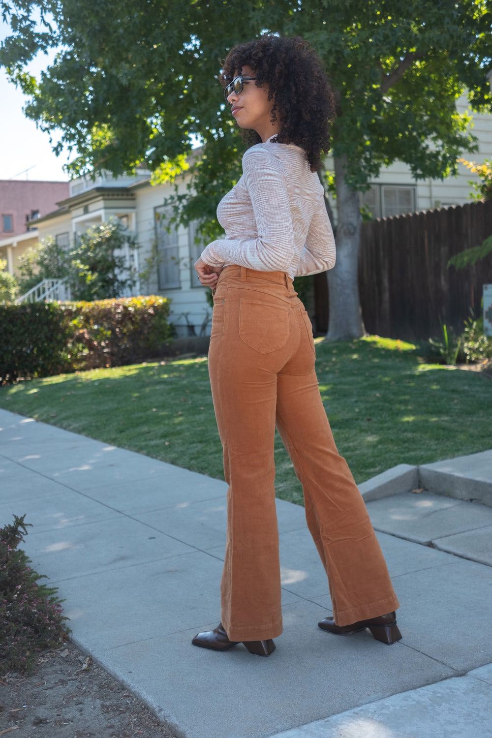 Cable Knit Flare Pants by Victor Glemaud for $65