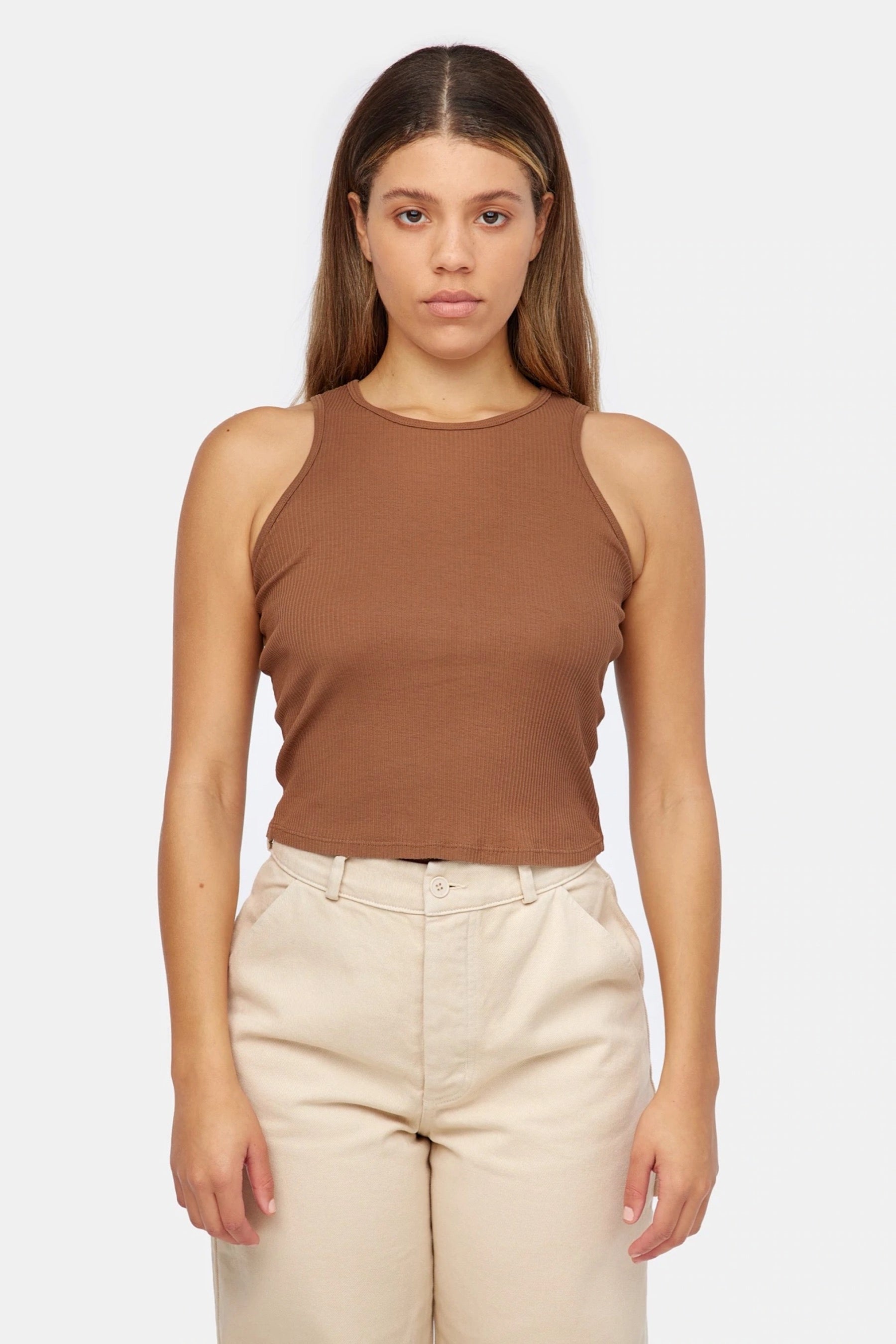 Mocha Zoe Tank