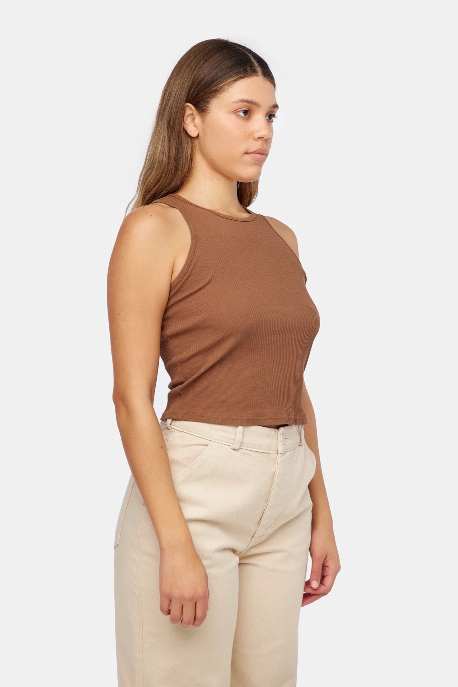 Mocha Zoe Tank