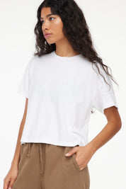 White Boxy Tee