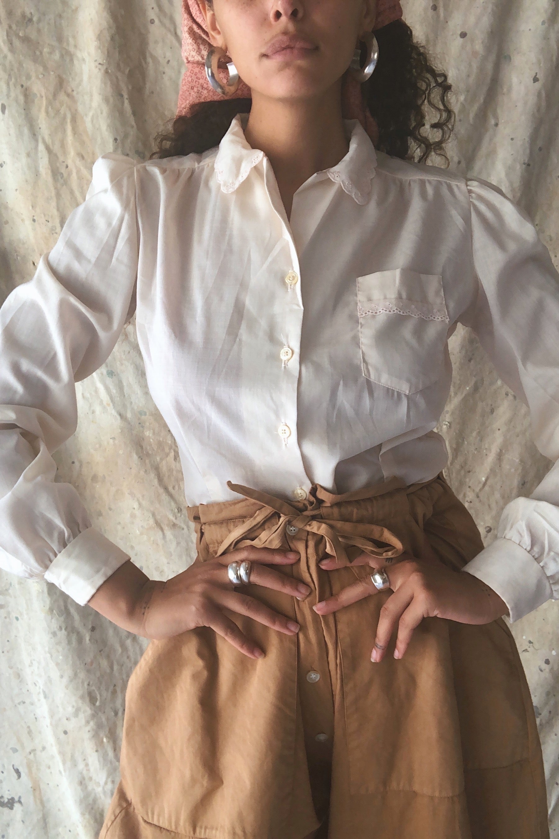 1970's Poet Blouse