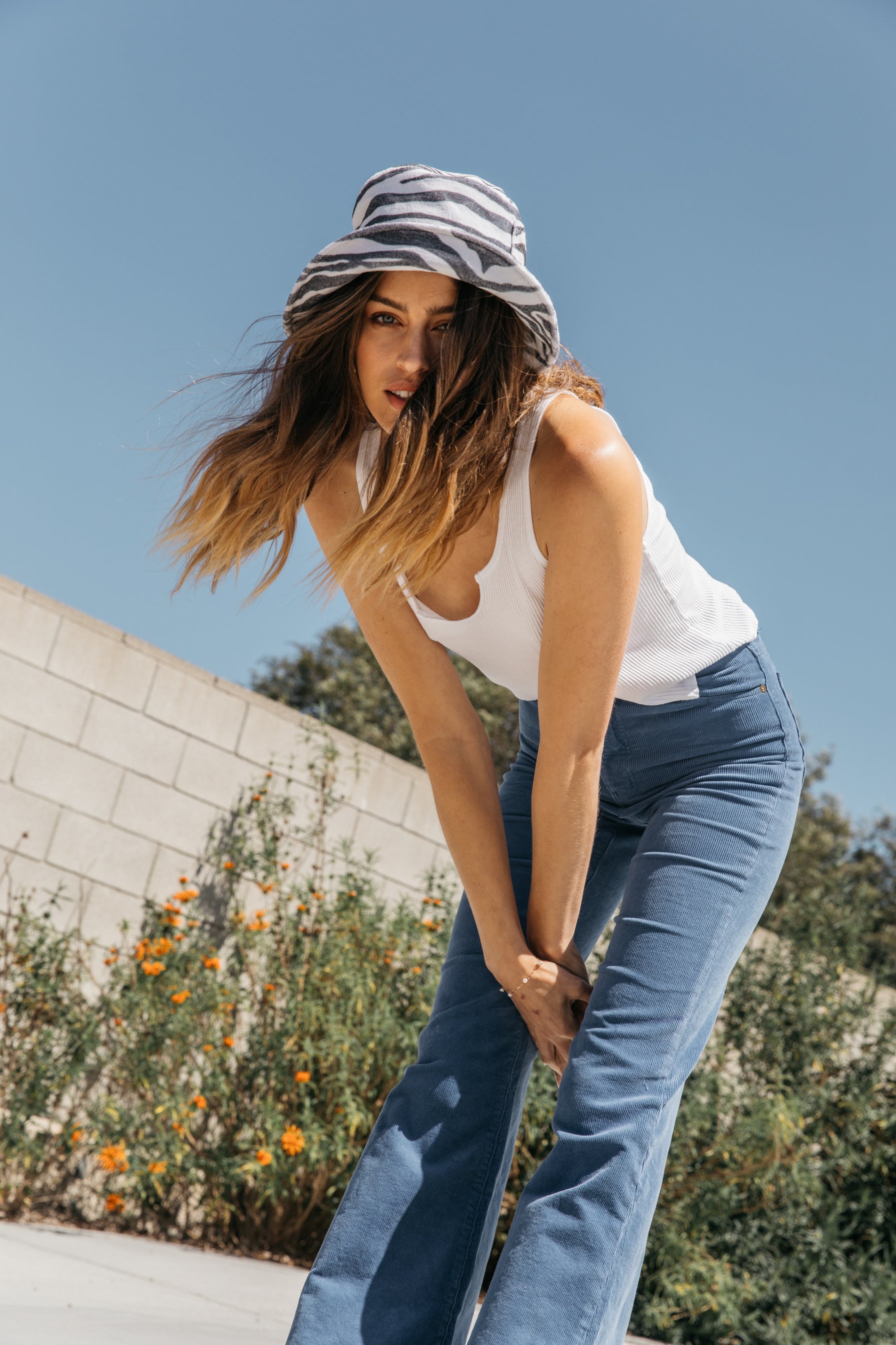 Zebra Wave Bucket Hat — Prism Boutique