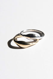 Gold Beach Almond Ring