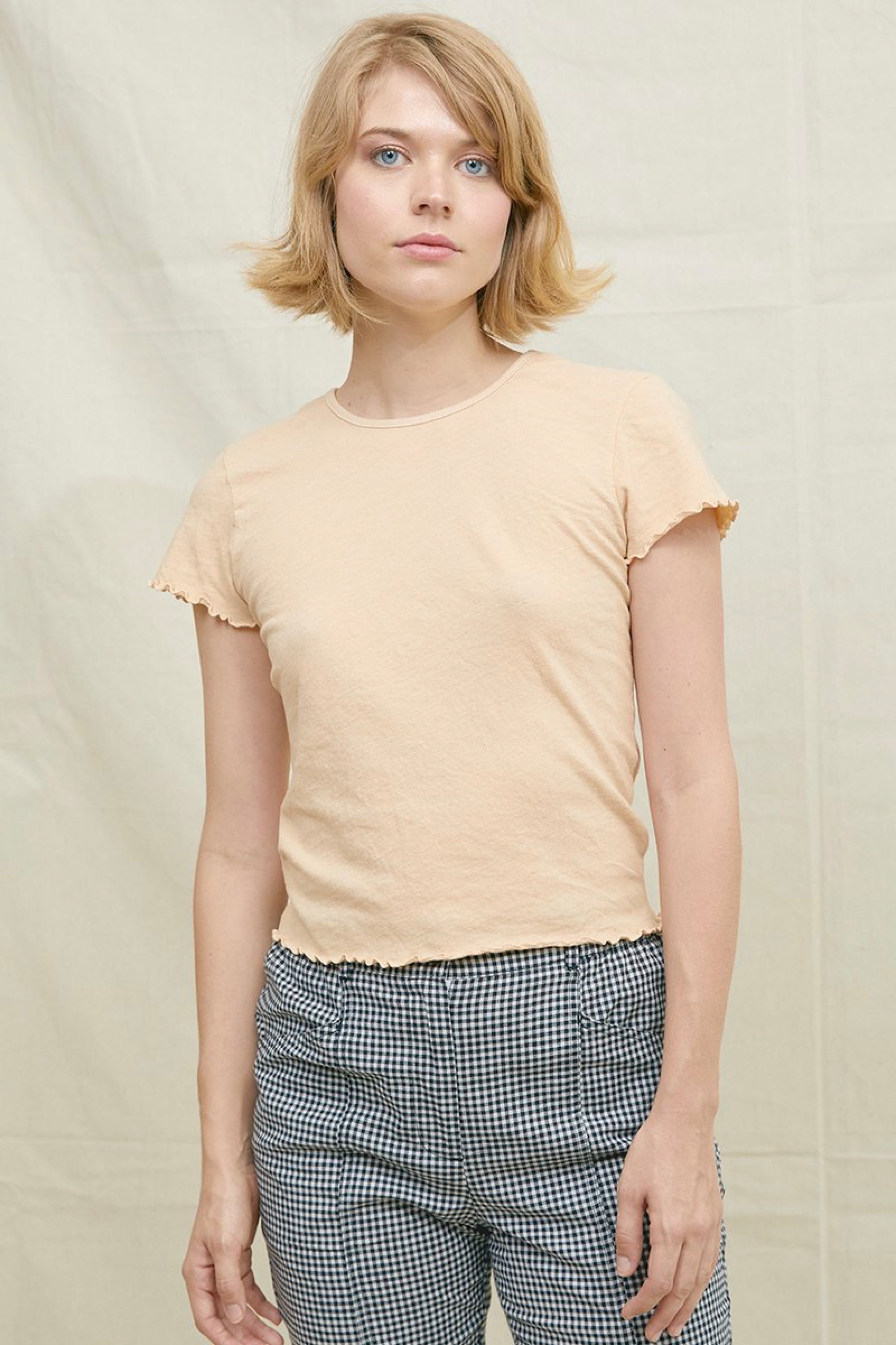 Pale Beige Baby Tee