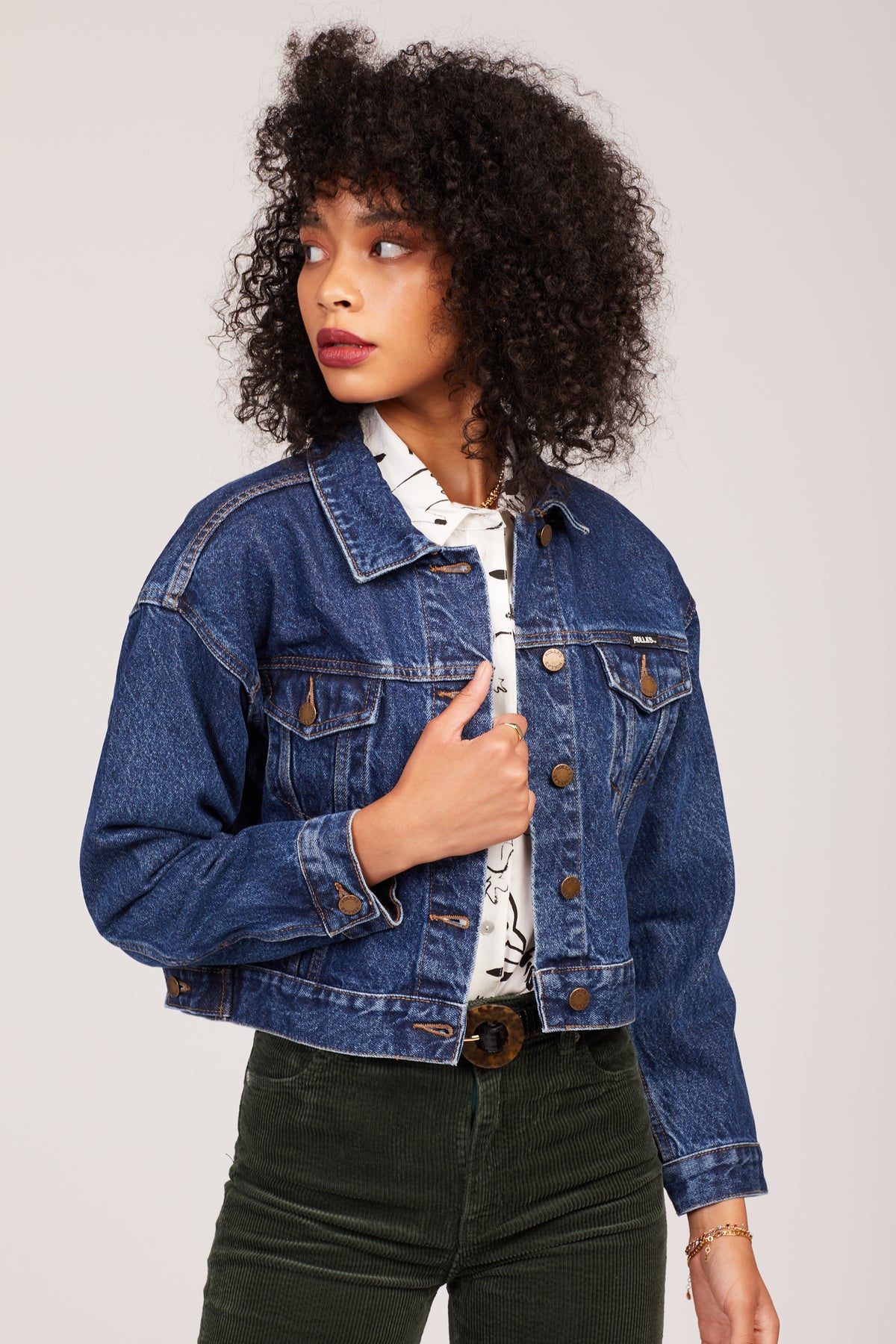 Blue Charlene Jacket — Prism Boutique