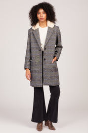 Plaid Amaya Coat