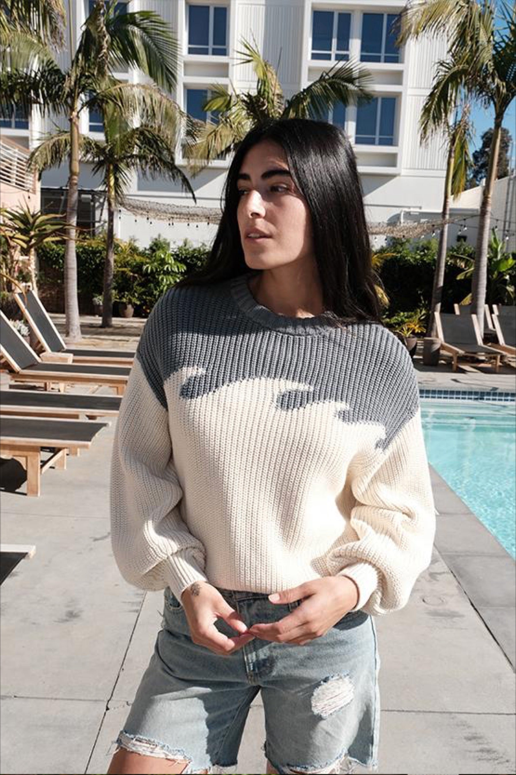 Foam Wave Sweater